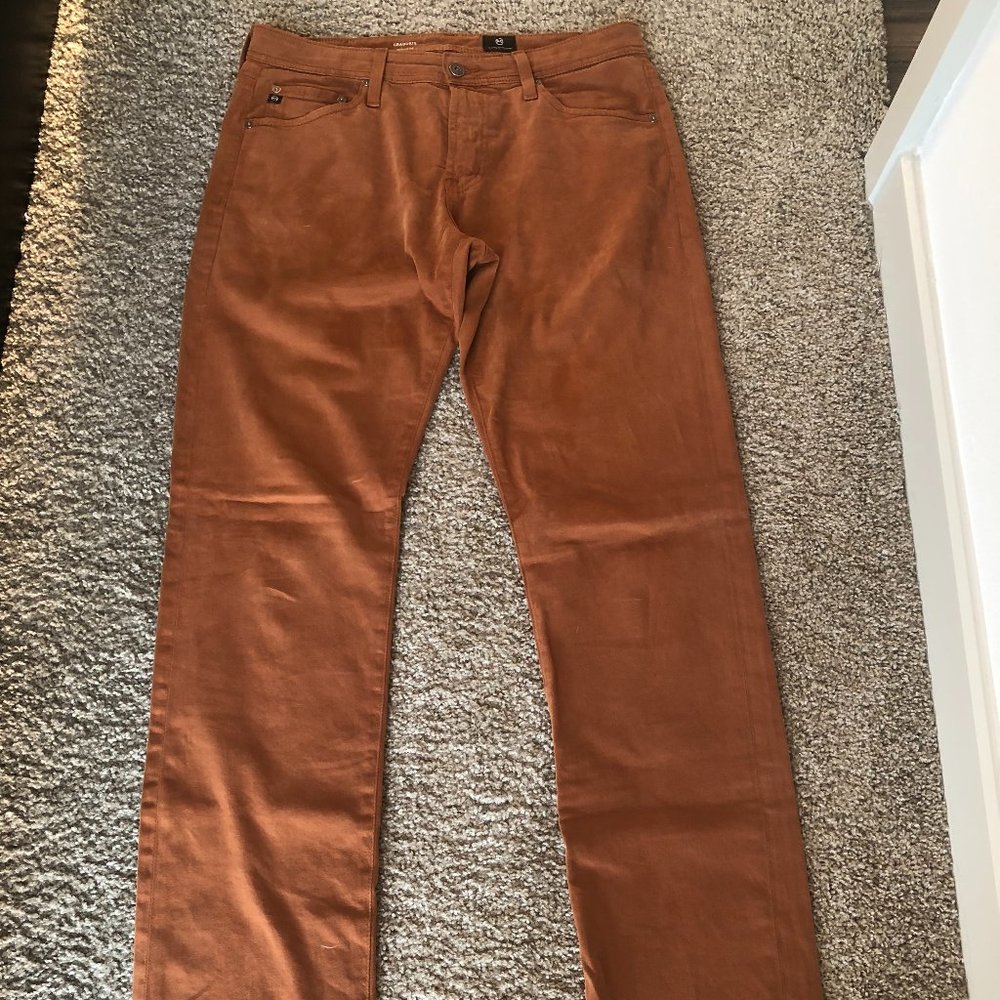 Adriano Goldschmied Graduate Tailored Leg Pants 32x34 (Rust)